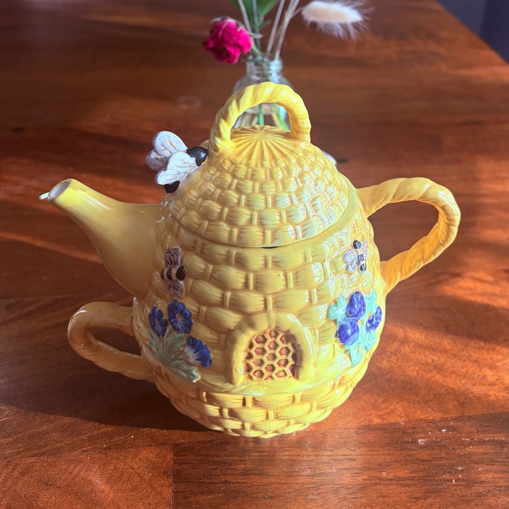 Kate Williams Global Design Connections Weave Beehive Teapot (3 Piece Set)